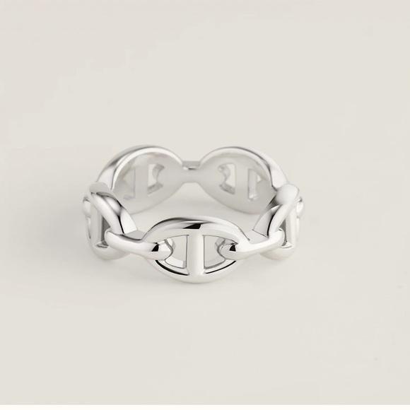 *NEW IN BOX* HERMES Chain D’Ancre Enchainee Ring, Small Model - 100% authentic - Picture 1 of 3